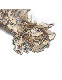 Dije strass dorado PI07 [1 u] 2