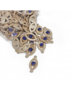 Dije Strass Ojo Azul/Dorado... 2